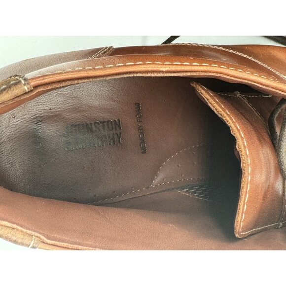 Johnston & Murphy Mens 13 M Copeland Brown Leather Chukka Booties 25-2022 - Picture 13 of 16